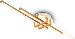 Brilo - LED таванно осветително тяло TINKA LED/21W/230V 3000K медно