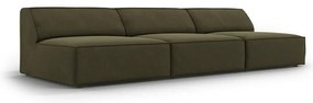 Зелен кадифен диван 240 cm Jodie – Micadoni Home