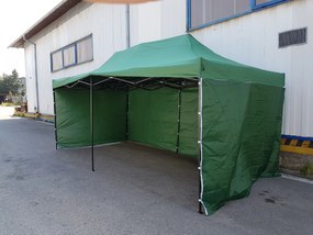 Сгъваема шатра тип хармоника 3x6 зелена SQ