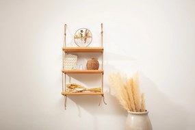 Рафт за стена atmosphera Blaise, Хевея, 105x60 см