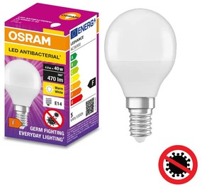 LED Антибактериална крушка P40 E14/4,9W/230V 2700K - Osram