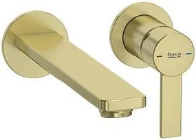 Смесител за вграждане за умивалник, Targa, brushed brass