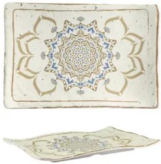 Kulsan - Меламинова чиния правоъгълна 27,7x19,2xh2,8см-TERRA-CASABLANCA-(30027.CW.CАS)