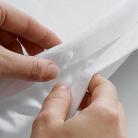 Черно единично памучно спално бельо 140x200 cm Porte Bonheur – douceur d'intérieur