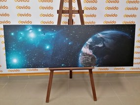 Картина на платно – Космос и земно кълбо