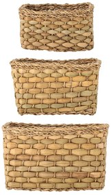 Кошници в комплект от 3 бр. от морска трева 26x16x16 cm Ramon – Bloomingville