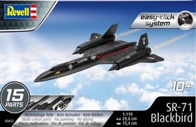 Сглобяем модел, Revell, Самолет Lockheed SR-71 Blackbird, 15 части