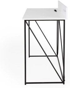 Бяла работна маса , 120 x 48 cm Tell - Tenzo