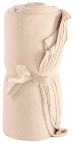 Кремаво одеяло от флийс 130x160 cm Riso – Tiseco Home Studio