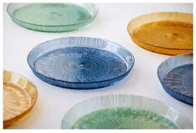 Зелена стъклена чиния за сервиране ø 30 cm Kusintha - Bitz