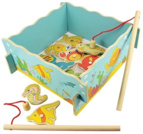 Bigjigs - Дървена игра - Магнитен риболов - Малка