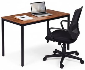 Кухненска маса кафява 120 x 60 cm - универсална маса за 4-5 души