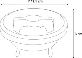Комплект от 6 димируеми LED крушки G53 111mm 12W 600 lm 2700K