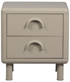 Бежово метално нощно шкафче Rune – WOOOD