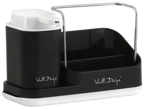 Черен комплект за миене на съдове - Vialli Design
