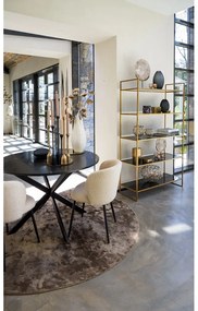 Бежов тапициран трапезен стол Elyna – Light &amp; Living