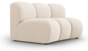 Кремав модулен диван (среден модул) Lupine – Micadoni Home