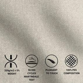 Бежово боксспринг легло с място за съхранение 160x200 cm Blend – Maison de Rêve