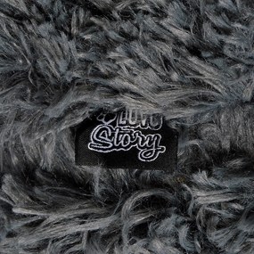 Тъмносиво легло за котка тип палатка ø 55 cm – Love Story