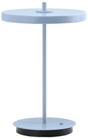 Светлосиня метална LED настолна лампа с метален абажур (височина 31 cm) Asteria Move – UMAGE