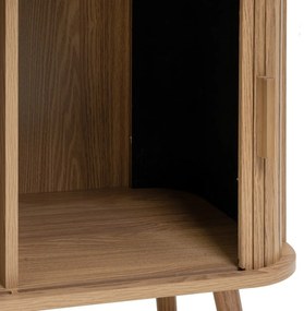 Библиотека от декор от дъб в естествен цвят 80x172x40 cm Elia – Casa Selección