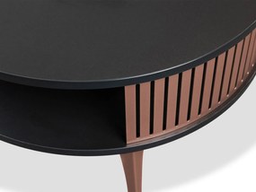 Холна маса Roenni Ember-Черен мрамор