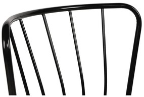 Черни метални трапезни столове в комплект от 2 броя Yildiz - Kalune Design