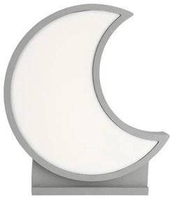 LED детска настолна лампа MOON LED/12W/230V сива
