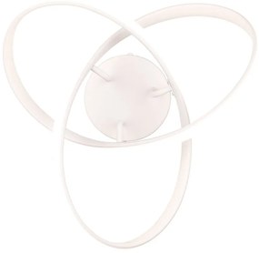Бяла LED светлина за таван Meo - Trio