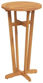 319698 vidaXL Градинска бар маса Ø60x105 см масивна акация