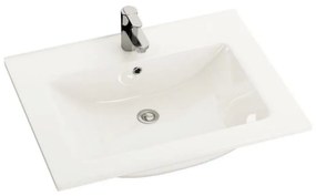 BATH DELUXE 06-060-60-11-01 - Вграден умивалник CHICAGO 61x46,5 см бял гланц