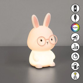 Светлорозова детска нощна лампа Josie – Fischer &amp; Honsel