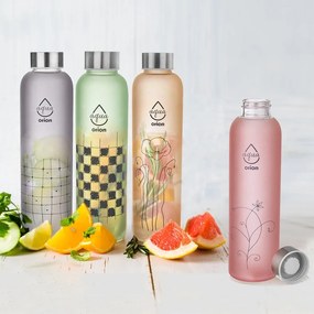 Сива стъклена бутилка 750 ml Mřížka - Orion