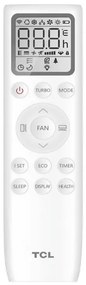 Мобилен климатик TCL TAC-12CHPB/MZ, 12000 BTU, A+, 35 м2, Wi-Fi, Таймер, SMART режим, ECO, LED, Бял