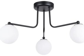 Черно-бяло осветително тяло за таван Beam – Sollux