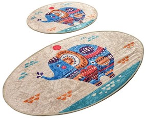 Килими за баня в комплект от 2 бр. 60x100 cm Etnic – Foutastic