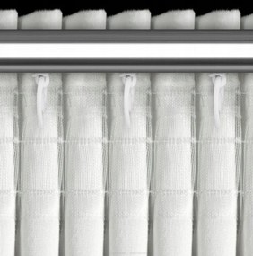 Кремава кадифена завеса с 3D рози - панделка Ширина: 140 см | Дължина: 270 см