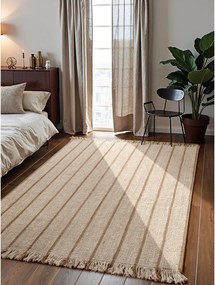 Кремав ръчно изработен ютен килим 160x230 cm Harvest Sierra – Elle Decoration