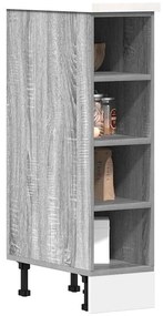 854189 vidaXL Долен шкаф Riga Grey Sonoma 20x44,5x81,5 cm Инженерна дървесина