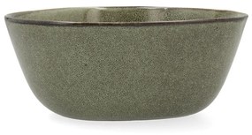 Купа за Салата Bidasoa Ikonic, Керамика, Зелен, 20 x 19,5 x 8,5 cm, Pack 3x
