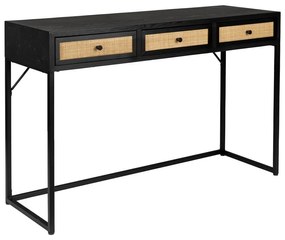 Черна конзолна маса 40x120 cm Guuji – White Label