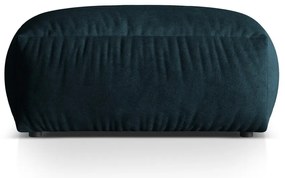 Тъмносиня кадифена модулна табуретка Martina – Micadoni