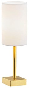 Argon 8030 - Настолна лампа ABRUZZO 1xE14/7W/230V месинг/бяла