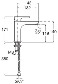 Кран за мивка Roca L20