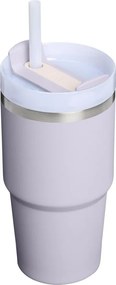 Термос със сламка от неръждаема стомана в цвят лавандула 600 ml Quencher H2.O FlowState™ Tumbler Purple Dust – Stanley