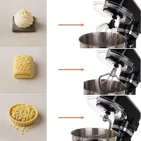 Многофункционален кухненски робот Ruhhy, 2300W, с отопляема купа, капацитет 6,2L, над 30 функции, черен, неръждаема стомана