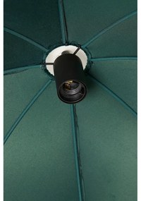 Висящо осветително тяло в петролен цвят с текстилен абажур ø 40 cm Malacia – Light &amp; Living