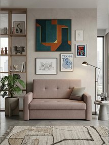 Разтегателен диван Vivia Mel II-Roz-Gkri