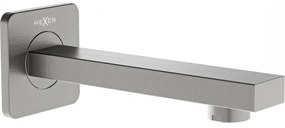 Mexen Cube стенен смесител за вана, графит - 79370-66