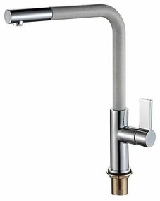Смесител за кухня ICF 718650 WHITE, месингов, бял, 32.4x24.9см